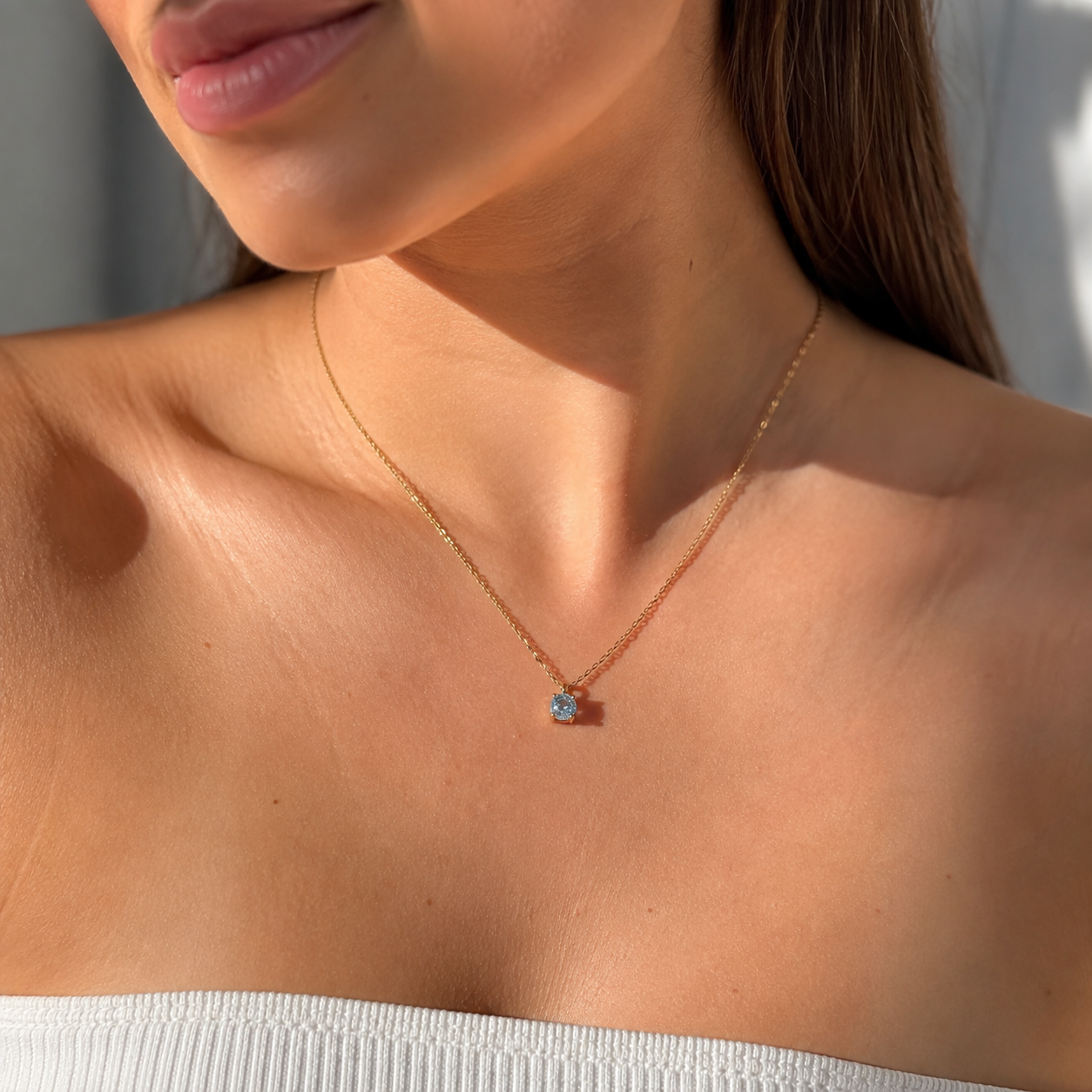 ELIE BLUE NECKLACE