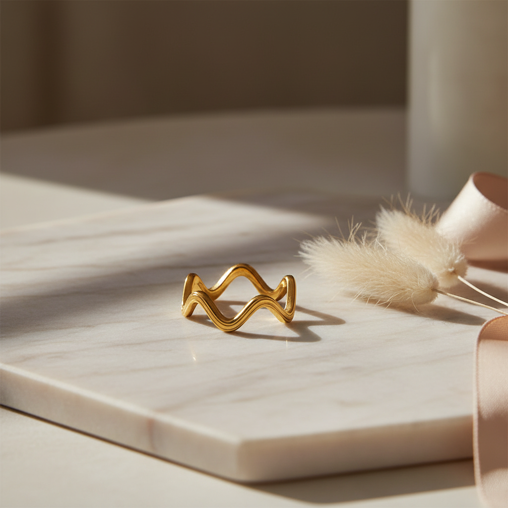 WAVES STACKING RING