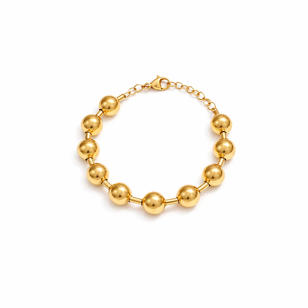 GOLD BEADED BRACELET