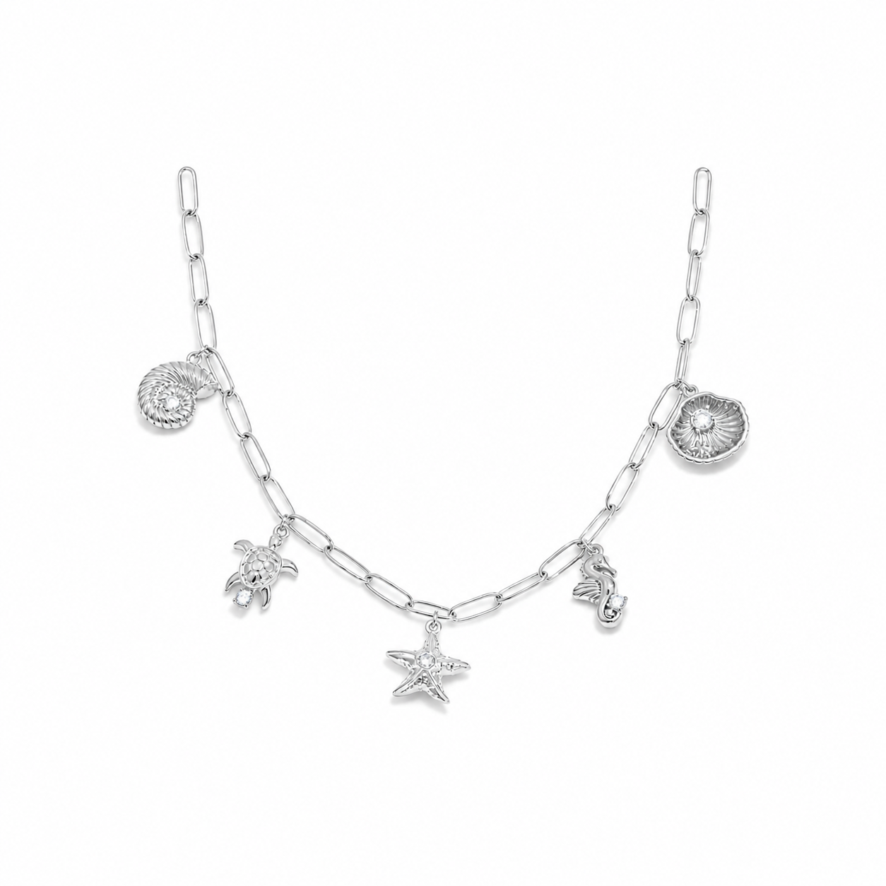 OCEAN CHARMS NECKLACE