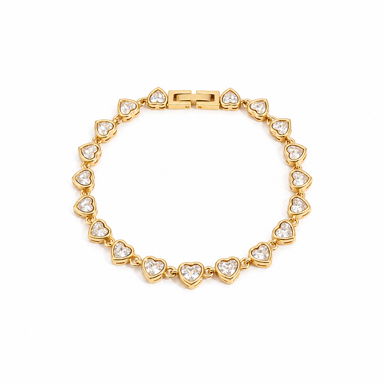 HEART TENIS BRACELET