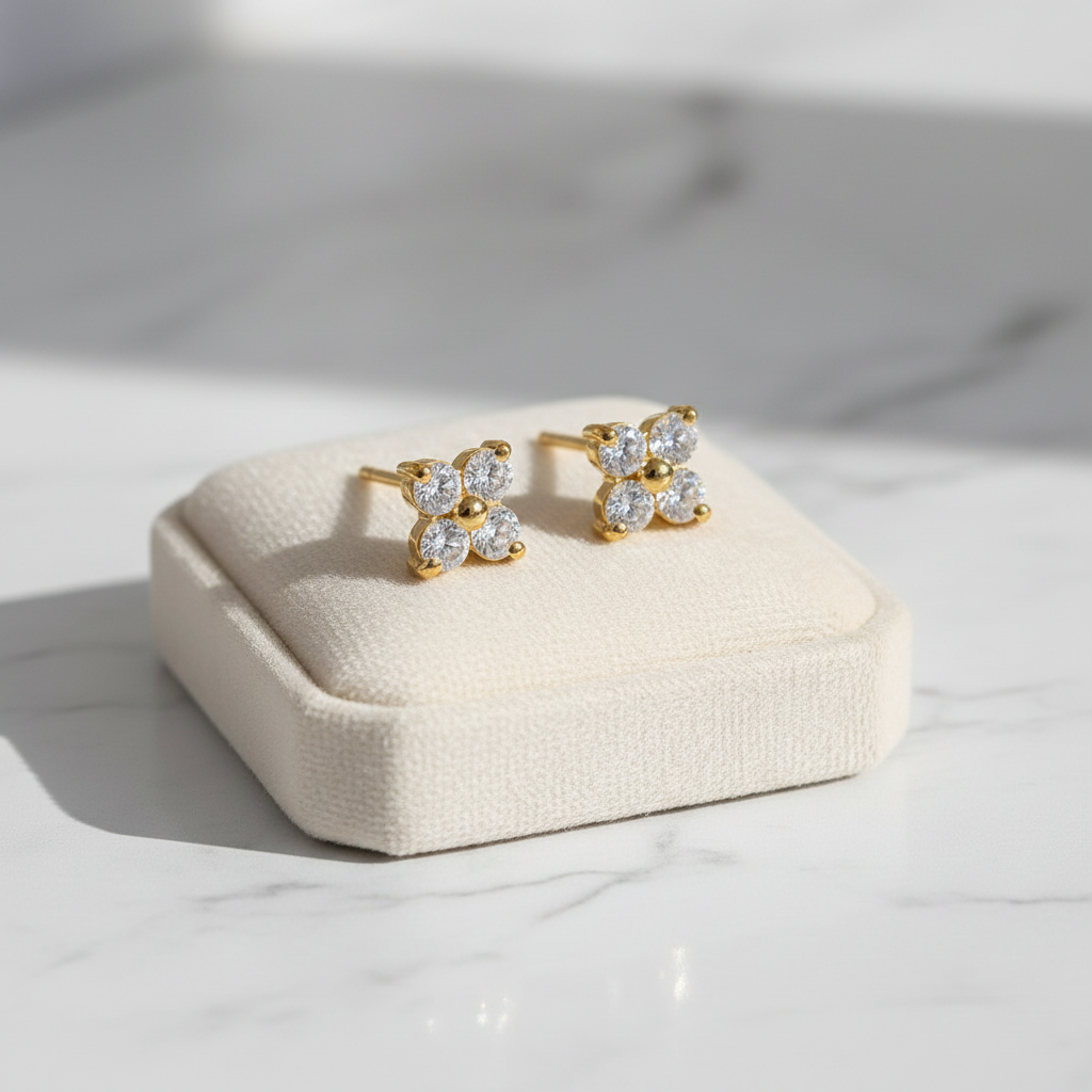 MINI BLOSSOM STUDS