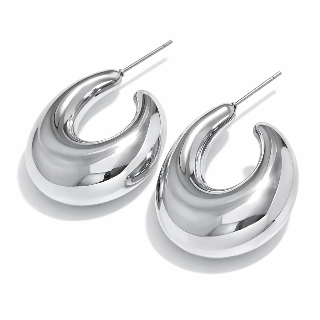 LUNA BOLD HOOPS