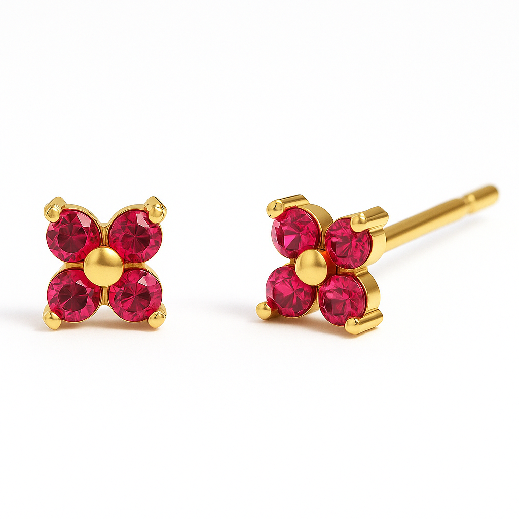 FLORECITA TINY STUD EARRINGS