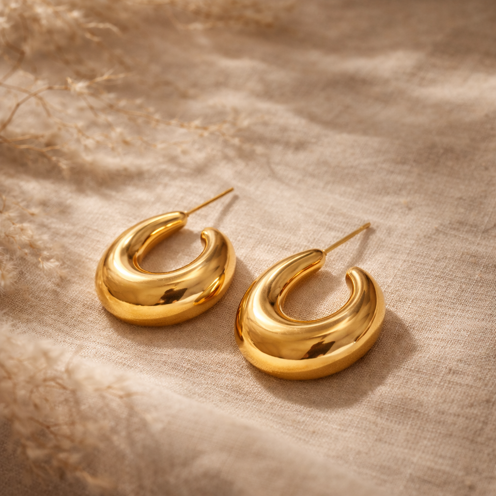 LUNA BOLD HOOPS