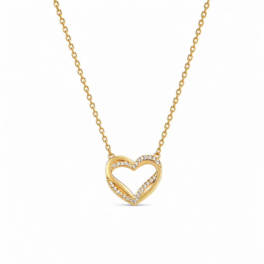 DOUBLE HEART NECKLACE