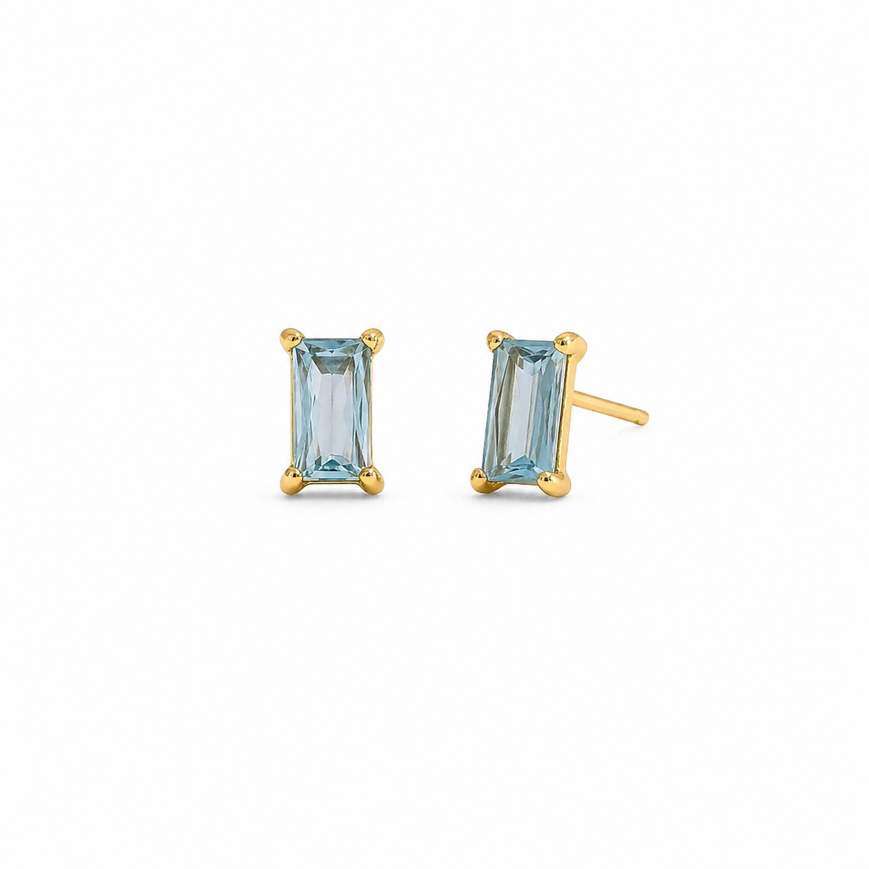 BLUE STUD EARRINGS