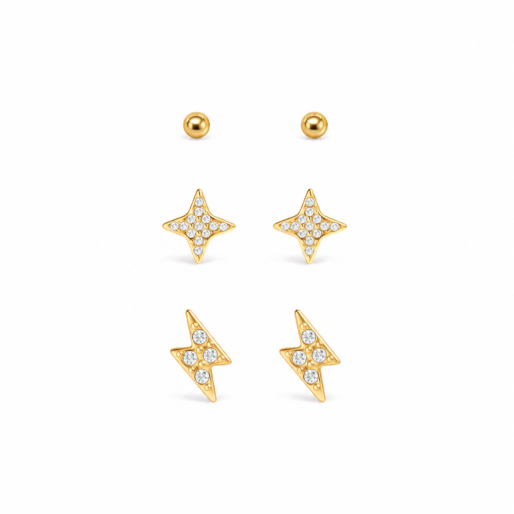 STUD EARRINGS SET