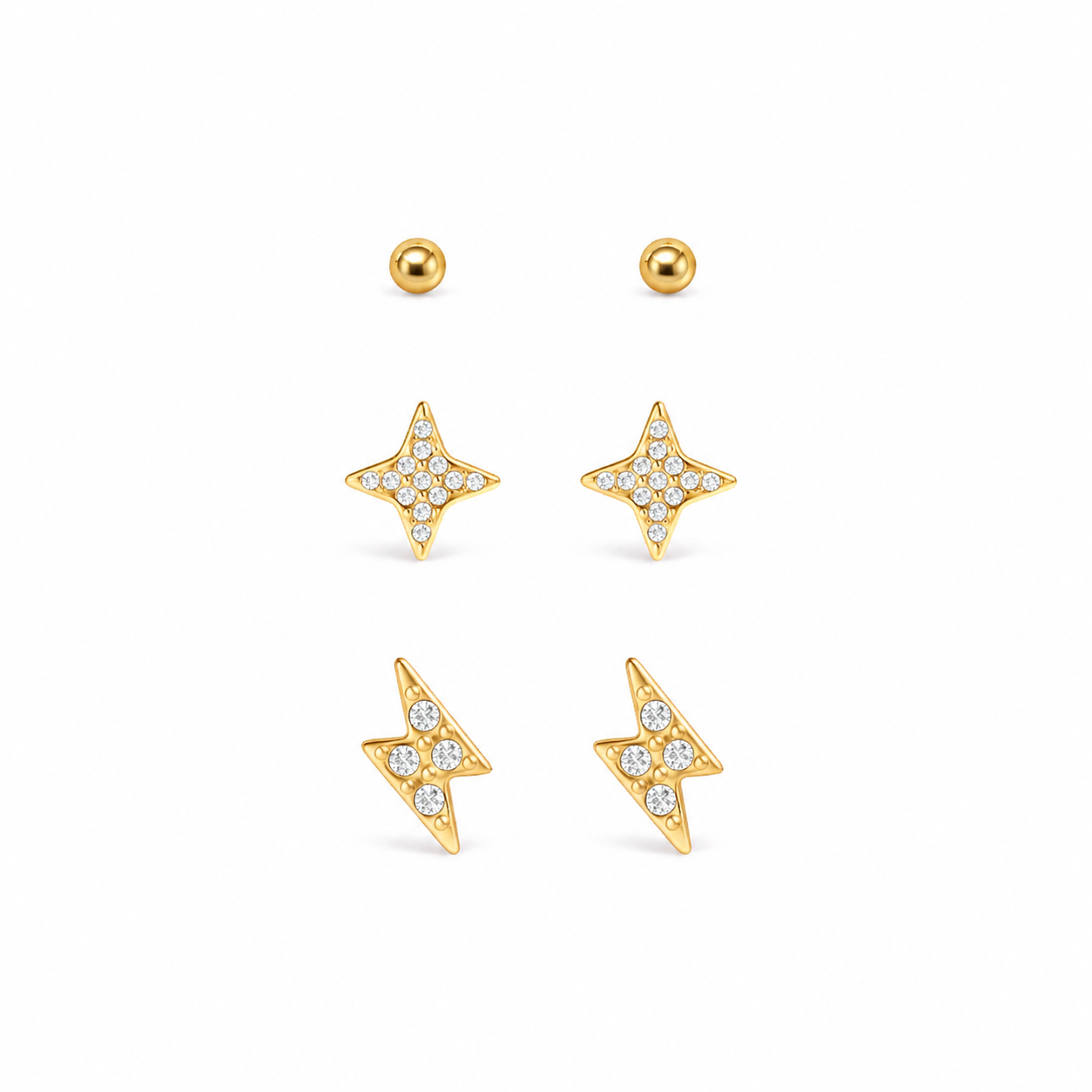 STUD EARRINGS SET