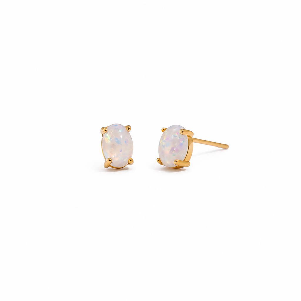 OPAL STUD EARRINGS